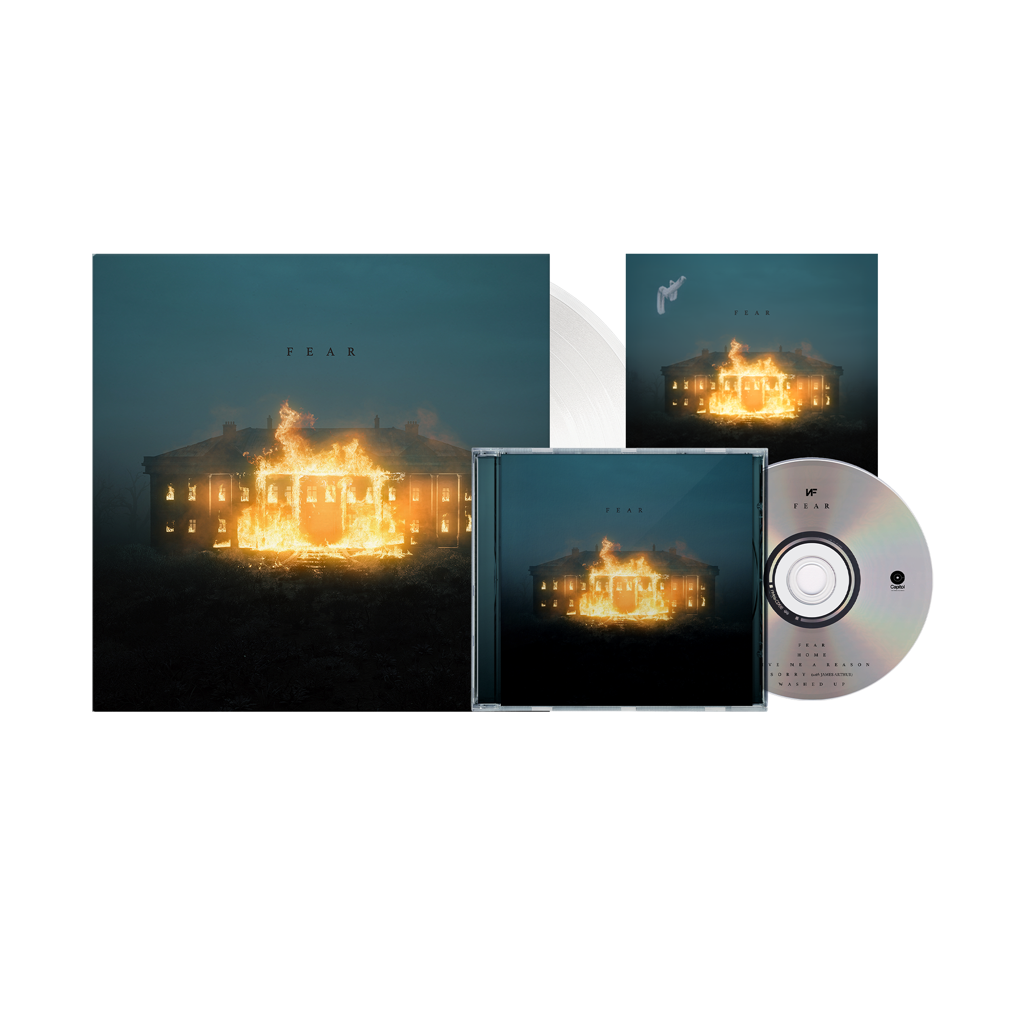 FEAR - EXCLUSIVE WHITE VINYL, CD + Signed Art Card